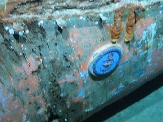 Bow section of what is believed to be 36-foot motor pinnace